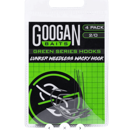 Googan Green Series Lunker Weedless Wacky Hook - Fish On Tackle Store