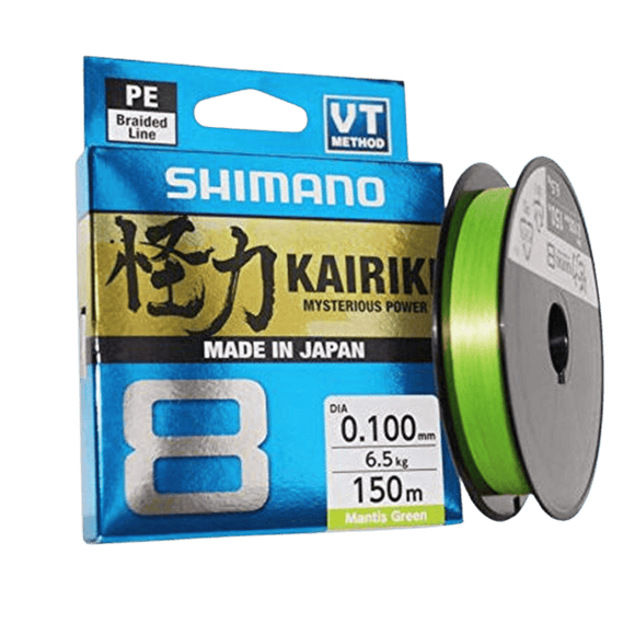 Shimano Kairiki 8 Mantis Green 300m 30lbs Braid - Fish On Tackle Store
