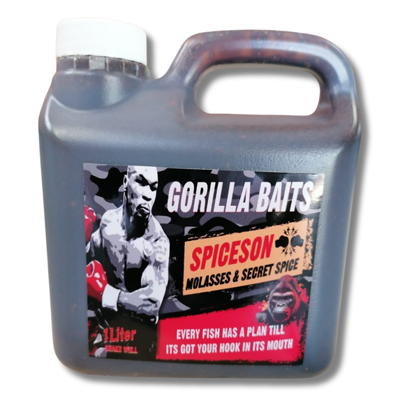 Gorilla Spiceson Molasses & Secret Spice Liquid 1L - Fish On Tackle Store