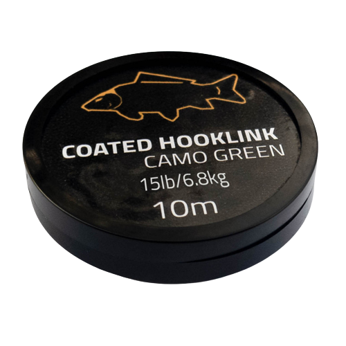 Tacticarp Coated Hooklink Camo Green 10m - Fish On Tackle Store