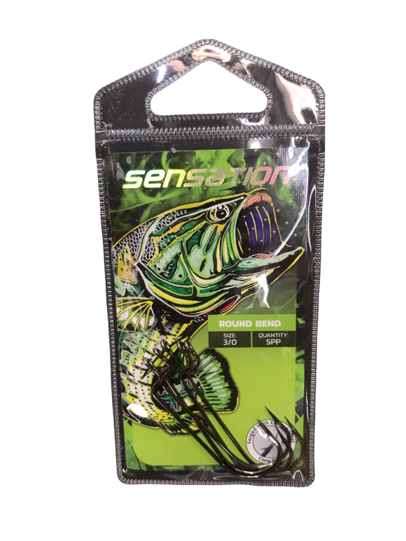 Sensation Round Bend Hook - Fish On Tackle Store