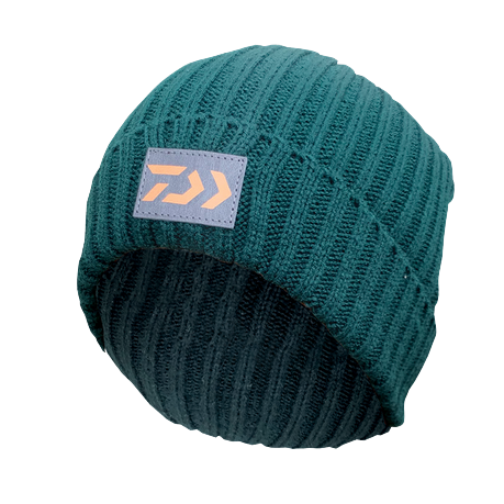 Daiwa Cuffed Beanie With Badge Hat - Fish On Tackle Store