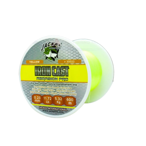 Jackel Iron Cast Yellow 600m Line - Fish On Tackle Store