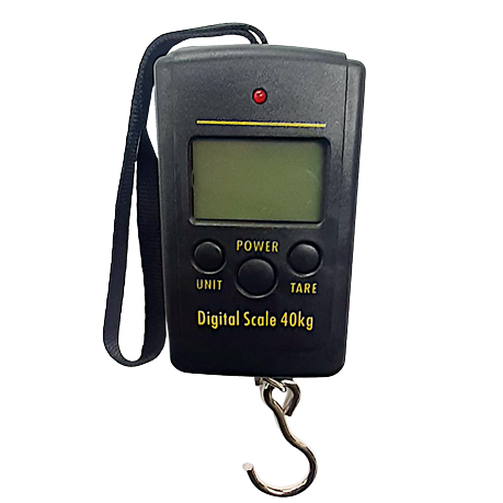 The Kingfisher Digital Fishing Scale 40KG EHS-631-2AAA - Fish On Tackle Store