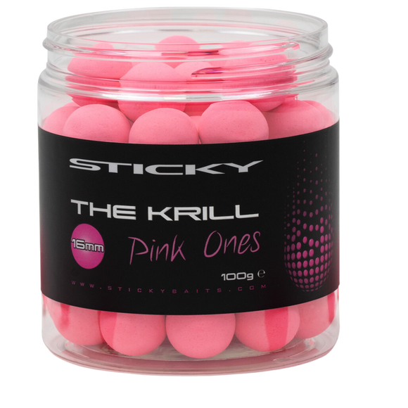 Sticky Baits Pop-Ups The Krill 16MM Pink Ones