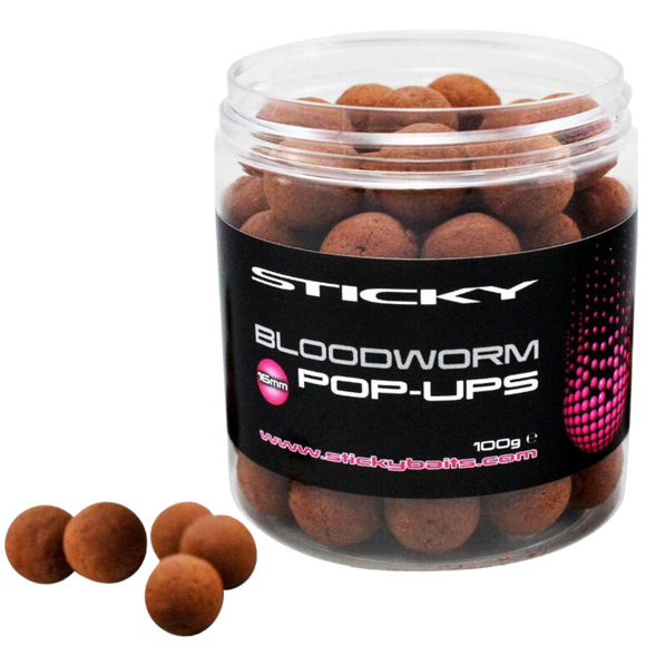 Sticky Baits Pop-Ups Bloodworm 16MM