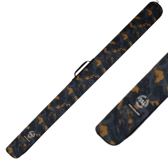 Sensation PSC Travel Rod Case 10ft (2pc) Orange/Black/Grey