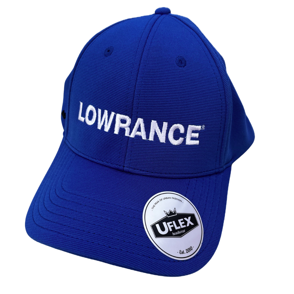 Lowrance Royal Blue Fitted Cap Fish On Tackle Store