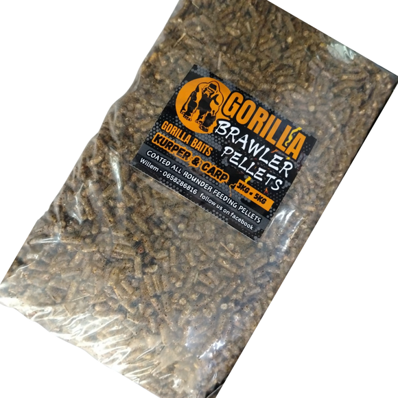 Gorilla Brawler Pellets Coated All Rounder Feeding Pellets 3KG