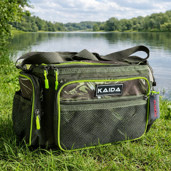 fishing tackle bags for sale cape town Kaida TP07 Carryall Bag Yellow Camo– Fish On Tackle Store
