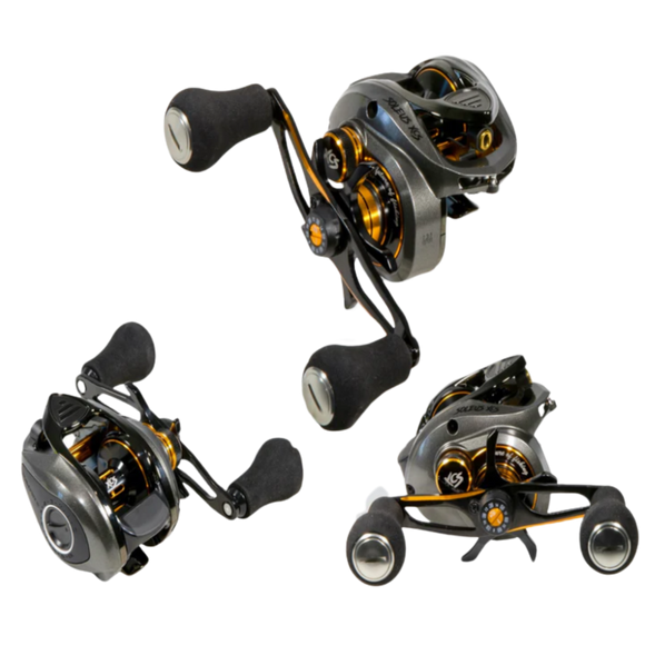Favorite Reel Soleus XCS Casting Reel SLSW8XR 8.1:1 RH GUN/METAL XCS 7.3:1 RH SLSM7XR
