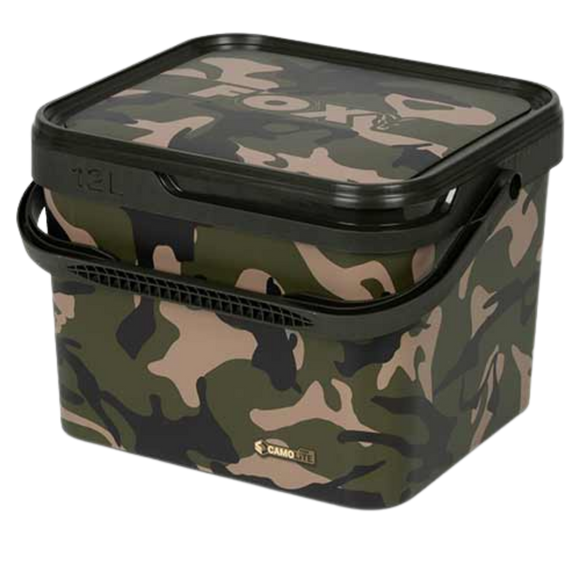 natal FOLDING BOX LOW　camo AV Box Cajon Canvas Carry Bag - Green Camouflage - AV Box Cajons