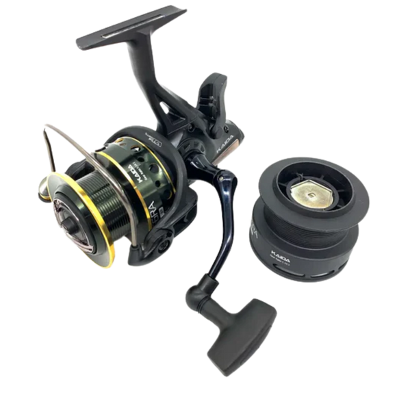 Moulinet De Pêche Okuma Aventa AB-5000 - Pour Carpfishing - Ratio 4.8:1, Frein 12 Kg, Capacité De Ligne Recommandée 68.6 Cm - 7