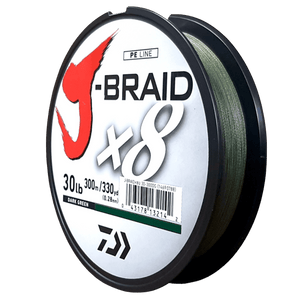 Daiwa J-braid 30lb 1500m dark green