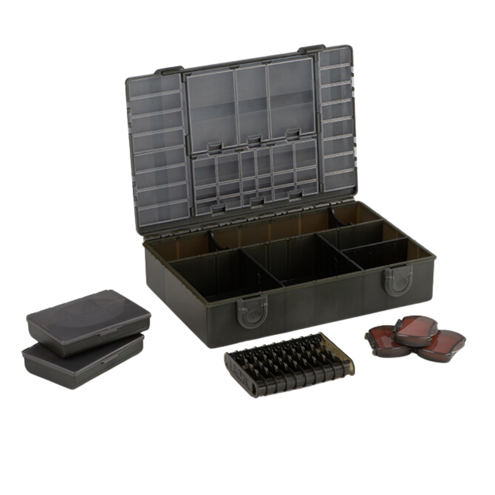 fox tackle box system Fox Edges Loaded Medium Tackle Box– Fish On Tackle Store