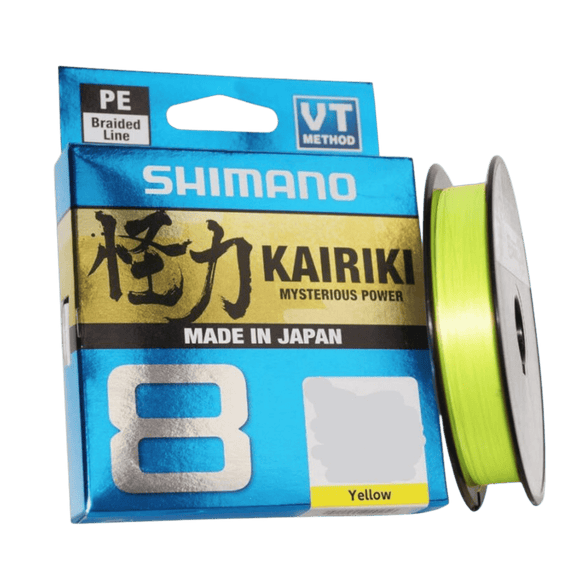Shimano Kairiki 8 Yellow 300m 30lbs Braid - Fish On Tackle Store