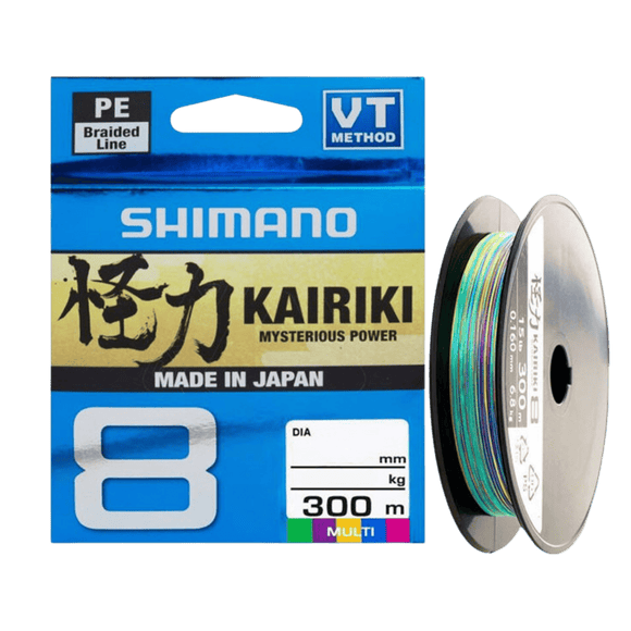 Shimano Kairiki 8 Multi 300m 15lbs Braid - Fish On Tackle Store