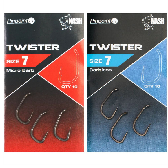 Nash Twister Pinpoint Hooks - Fish On Tackle Store