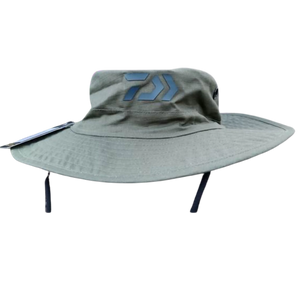 Daiwa Ripstop Hat Rubbber Grey - Fish On Tackle Store