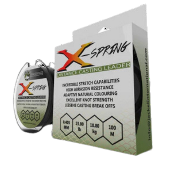 Jackel X-Spring Distance Casting Leader 100m– Fish On Tackle Store