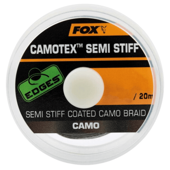 Fox Camotex Semi Stiff Coated Camo Braid 25lb 20m - Fish On Tackle Store
