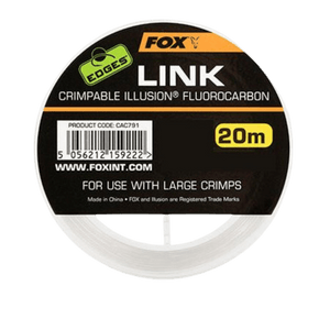 Fox Edges Link Illusion Fluorocarbon 20m 0.53mm/25lb - Fish On Tackle Store