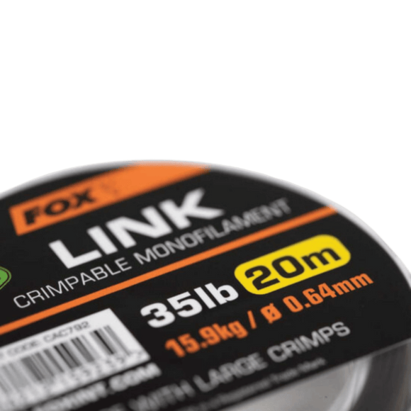 Fox Edges Link Trans Khaki Mono 0,64Mm 20M 35Lb - Fish On Tackle Store