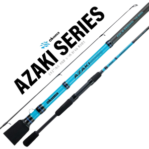 Okuma Azaki Spinning Rod 6.6FT 2PC AZK-S-662MH– Fish On Tackle Store