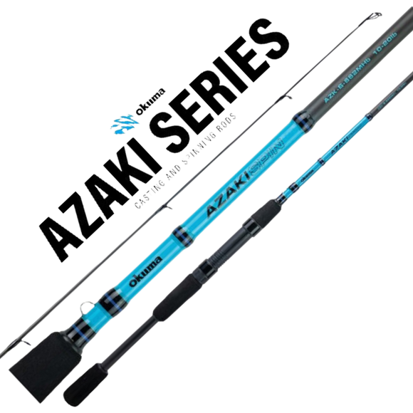 okuma bass rods south africa Okuma Azaki Spinning Rod 6.6FT 2PC AZK-S-662MH– Fish On Tackle Store