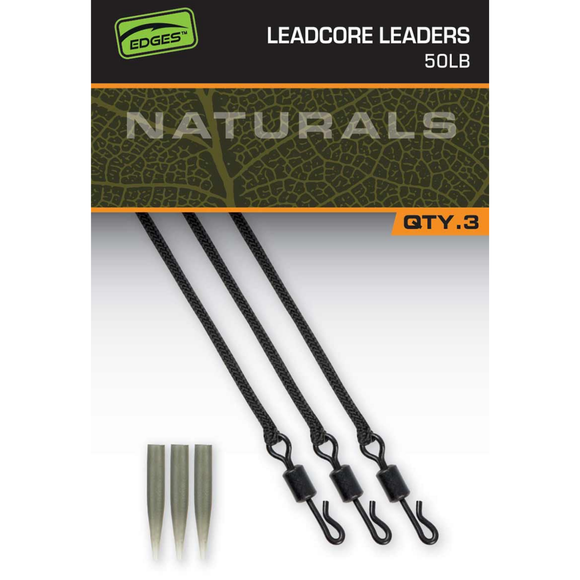 Fox Naturals Leadcore Leaders x3 CAC854 - Fish On Tackle Store