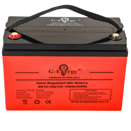120AH 12v G-Energy GFM Deep Cycle Battery DG12-120