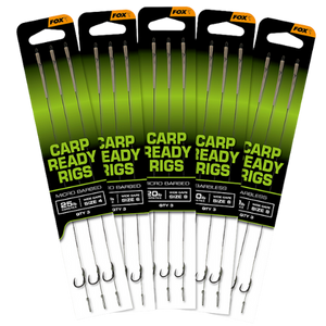 Fox Carp Ready Wide Gape Rig S2 3x