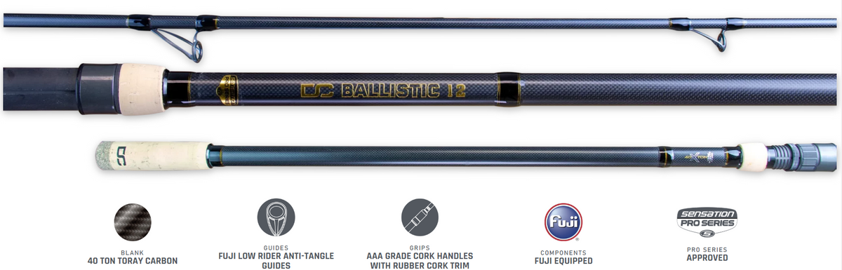 Sensation DC Ballistic Carp 12FT 2pc | Fish On Tackle Store