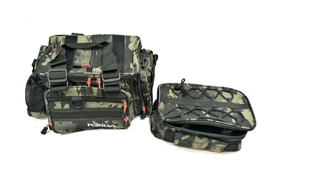 fishing tackle bag for sale cape town Kaida TP23 Carryall Bag Camo– Fish On Tackle Store