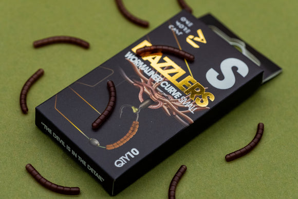 OMC Dazzlers Wormaliner - Long Leg Worm Brown - Fish On Tackle Store