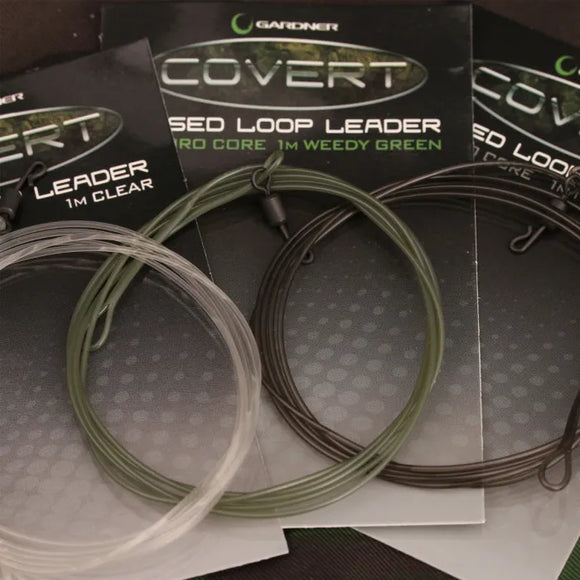 Gardner Covert Fused Loop Leaders 1m | Fish On Tackle Store