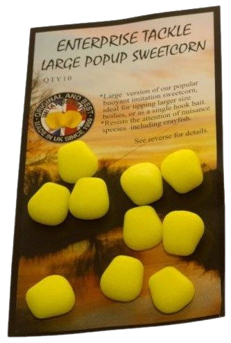 Enterprise Artificial Large Pop Up Midi Sweetcorn Yellow - Fish On Tackle Store