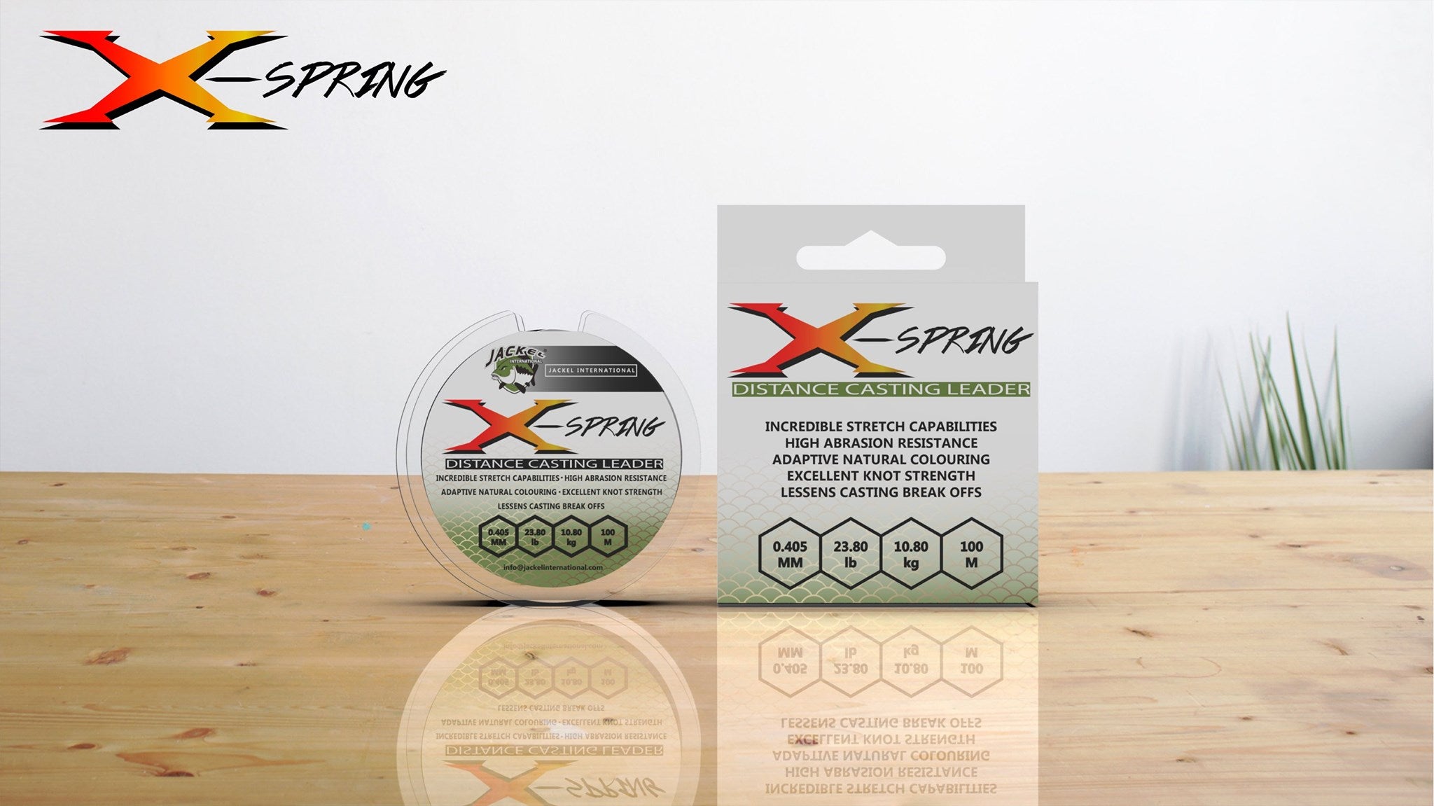 Jackel X-Spring Distance Casting Leader 100m– Fish On Tackle Store