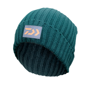 Daiwa Cuffed Beanie With Badge Hat - Fish On Tackle Store