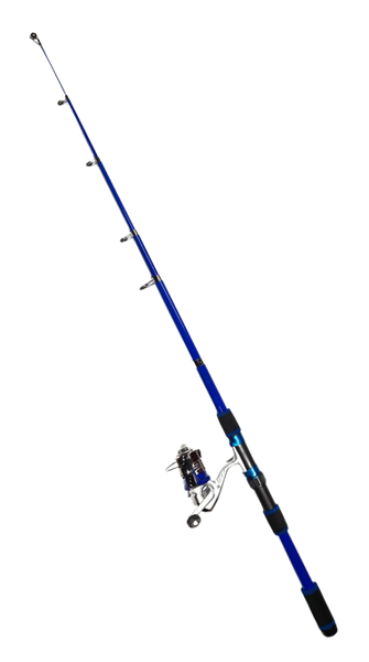 Outcast 2.4m Telescopic Fishing Rod & Reel Bundle