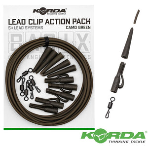 Korda Basix Lead Clip Action Pack - Fish On Tackle Store