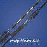 Okuma Serrano Blue Casting Rod - Fish On Tackle Store